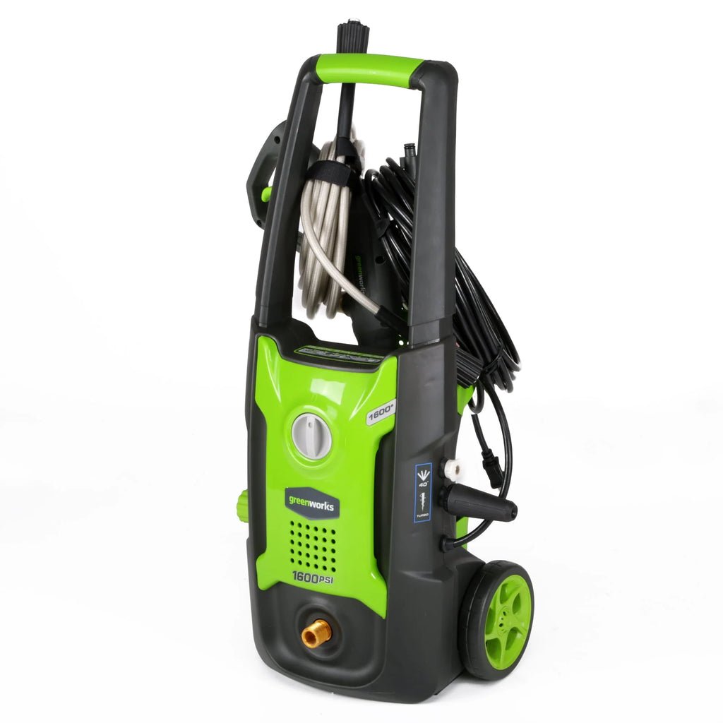 Produit arrêté - Nettoyeur haute pression électrique filaire Greenworks 1600 PSI, 13 A, 1,2 GPM, 5100102
