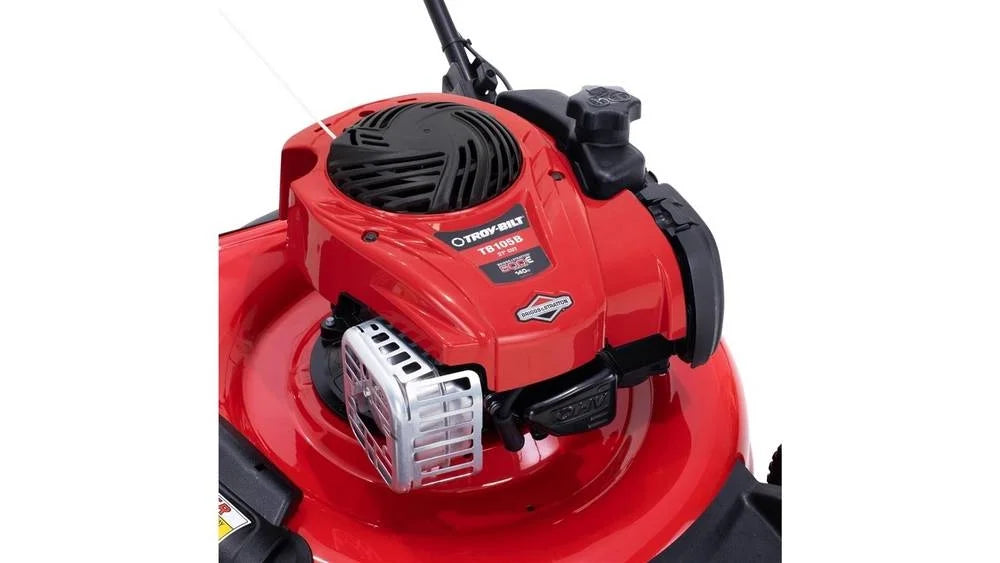 Tondeuse à gazon Troy-Bilt TB105B restaurée | Modèle poussé de 21 po | Moteur Briggs & Stratton de 140 cc | Système de coupe TriAction (reconditionnée)