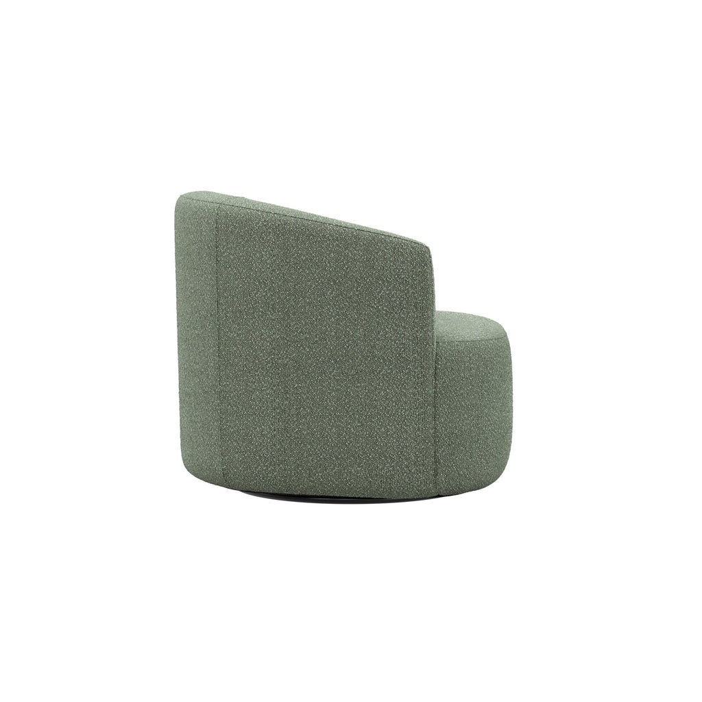 Fauteuil d'appoint pivotant en bouclé Mainstays, taupe