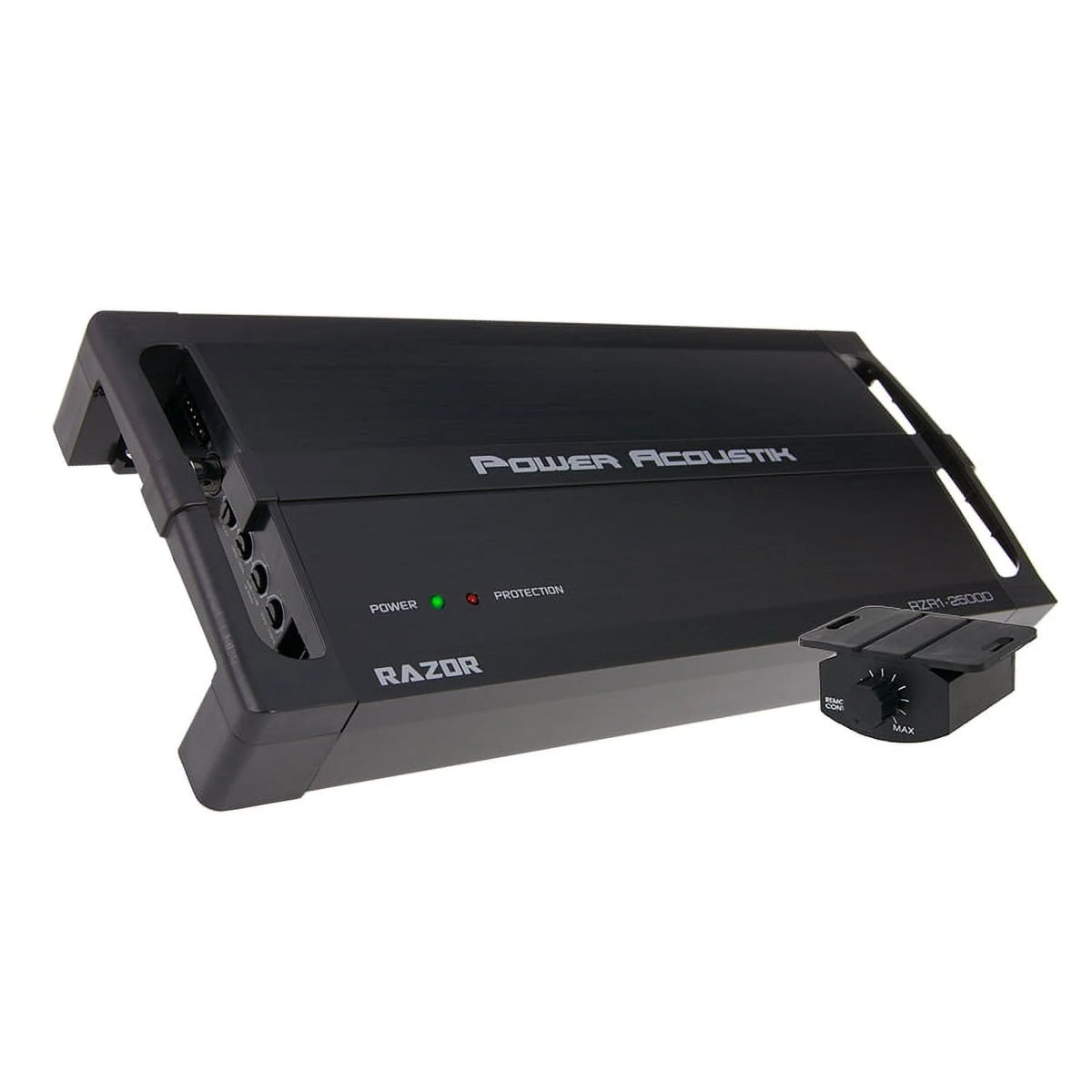 Amplificateur Power Acoustik RZR1-2500D | Amplificateur de caisson de basses 1 canal série RAZOR | Puissance maximale de 2 500 watts sous 2 ohms