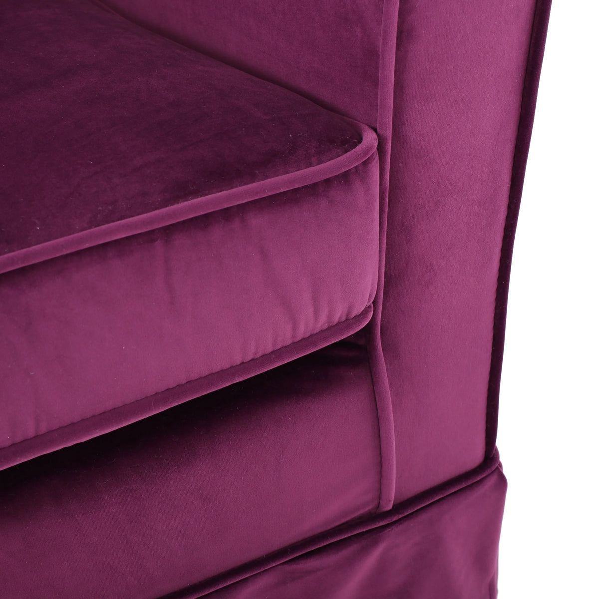Fauteuil club pivotant contemporain Tiffin de GDF Studio, tissu naturel et noir