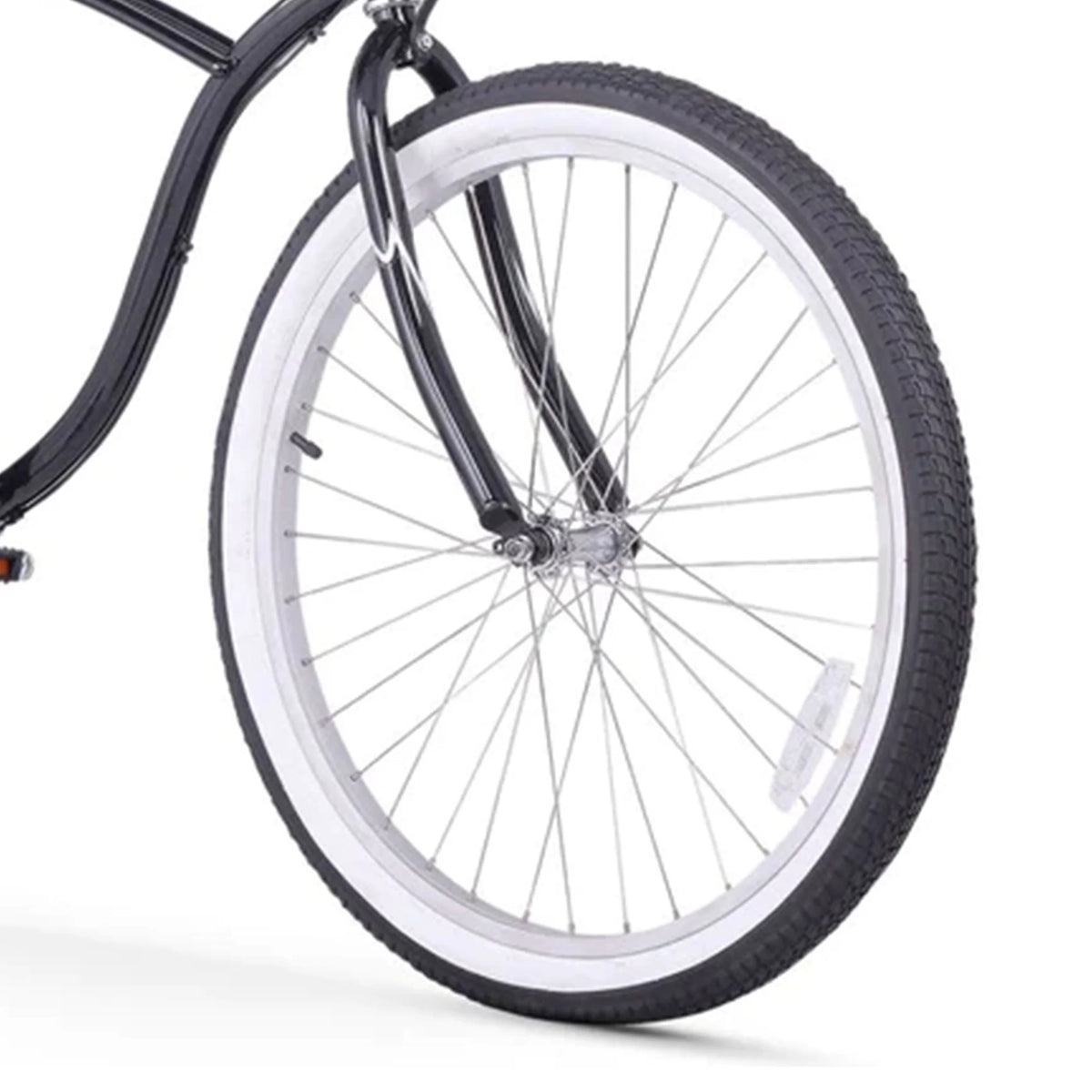 Vélo de plage cruiser Firmstrong Urban Man pour homme, 26 pouces, 3 vitesses, noir