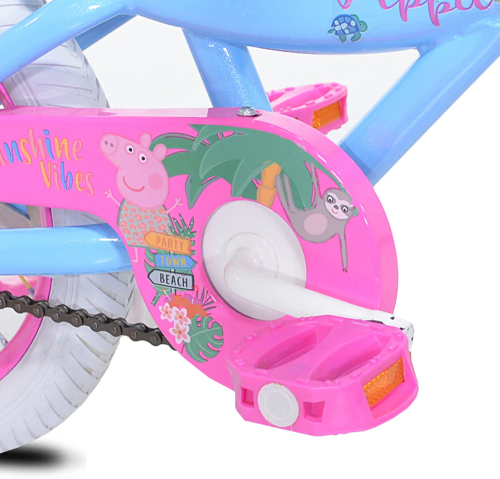 Bicycles 14 Vélo pour fille Peppa Pig Sunshine Vibes, Bleu et Rose