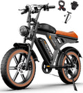 Vélo électrique Movcan V30Max à double batterie pour adulte, 1500W, pneu large de 20 pouces, batterie amovible 48V 31,2 Ah, 32 mph, 7 vitesses, freins hydrauliques, VTT tout-terrain, UL2849
