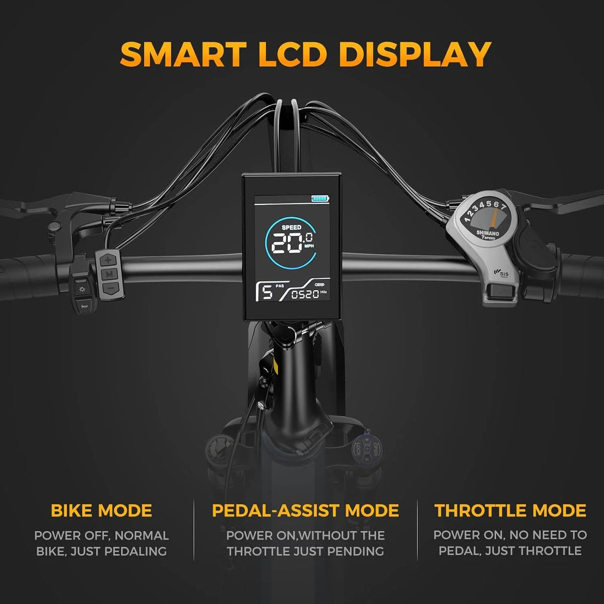 Vélo électrique Jasion X-Hunter pour adultes, vélo électrique avec moteur de 750 W et batterie amovible 48 V 13 Ah, vélo électrique pliant avec pneus larges 20 x 4,0, suspension intégrale, 7 vitesses