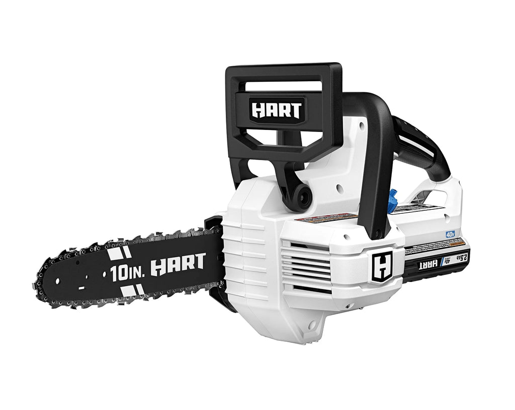 Kit de tronçonneuse sans fil HART 40 volts de 10 pouces, (1) batterie lithium-ion de 2,5 Ah