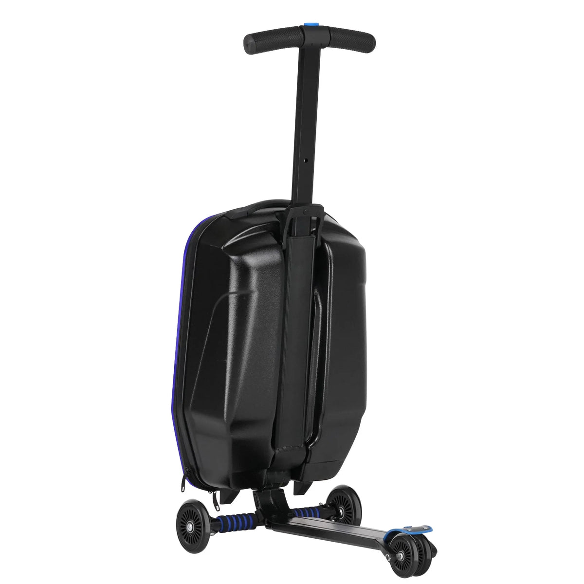 Valise à roulettes Advwin pour enfants et adultes, valise rigide sur laquelle les enfants de 4 à 15 ans peuvent rouler, bagage cabine multifonction léger et pliable avec roulettes, pour enfants et adolescents, rose