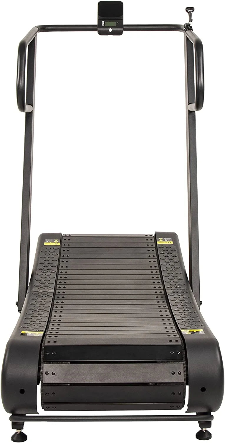 Signature Fitness SF-S2 Sprint Demon - Tapis de course incurvé sans moteur avec niveaux de résistance réglables - Capacité de 300 lb