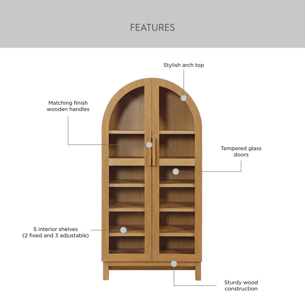 Meuble d'appoint à arche Juliet de Better Homes & Gardens, finition noire