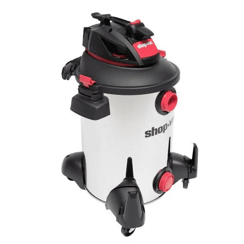 Aspirateur eau et poussière Shop-Vac en acier inoxydable de 12 gallons, 6,0 HP de puissance de pointe