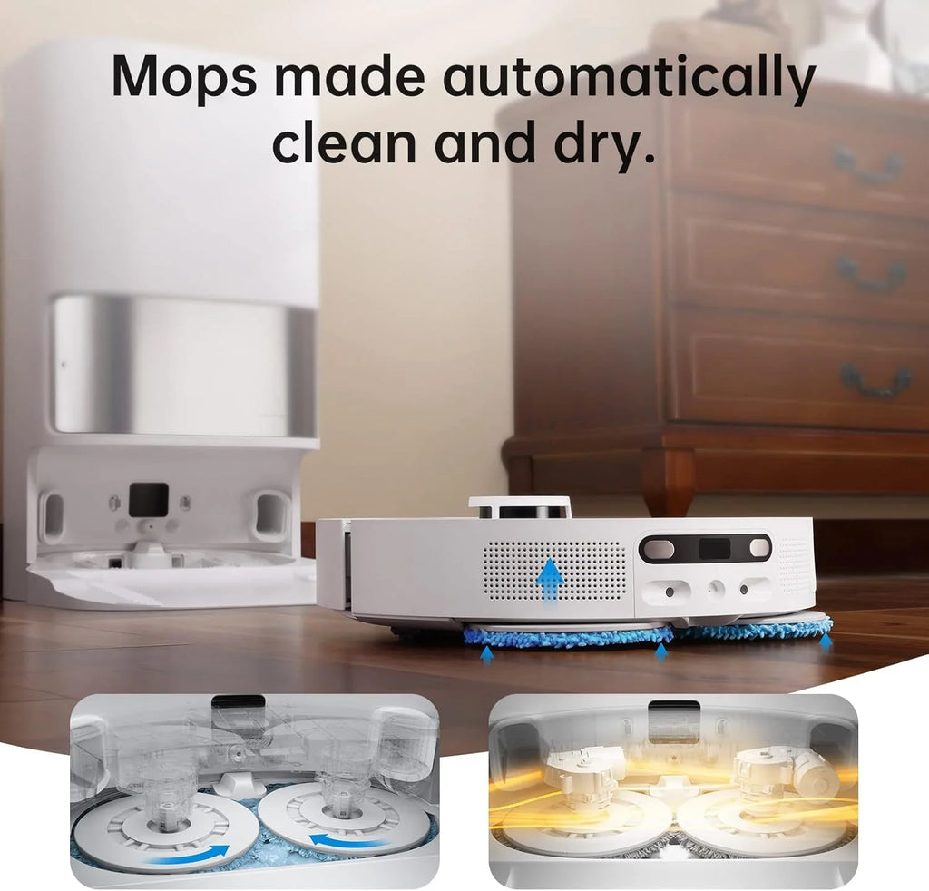 Aspirateur-laveur robot Dreame E20 Plus 3-en-1 avec technologie intelligente