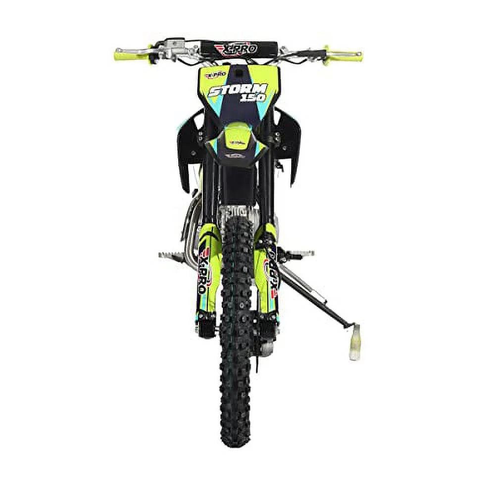 Moto tout-terrain à essence X-Pro neuve 150cc, transmission manuelle 4 vitesses, démarrage électrique/au kick, pneus 19/16