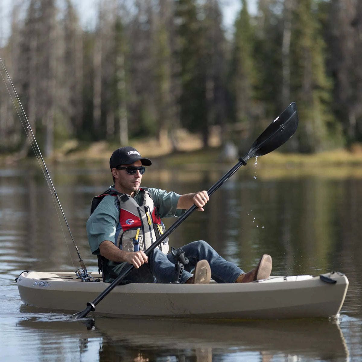 Kayak de pêche Lifetime Tamarack Angler 10 pi, Volcano Fusion (91340)