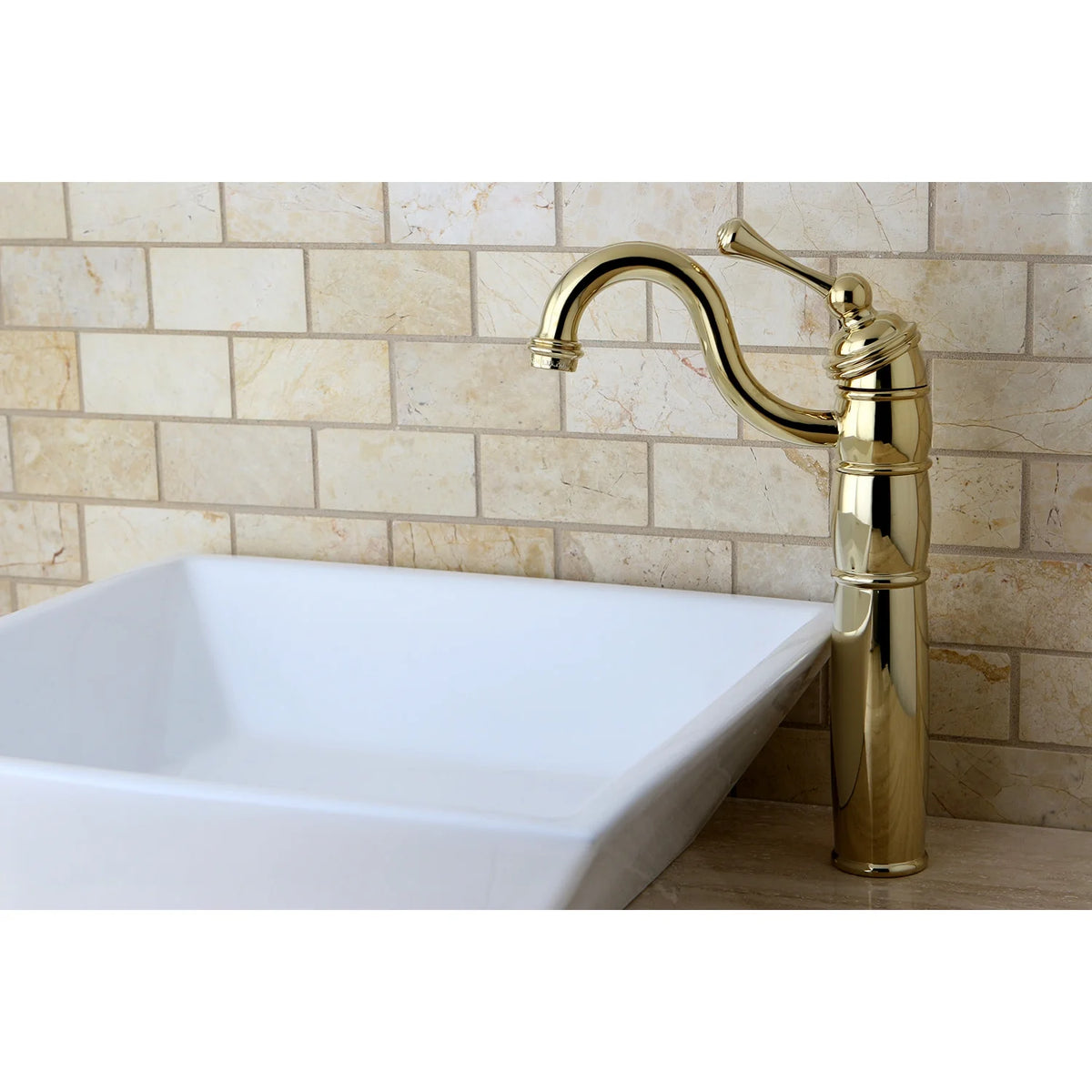 Robinet pour vasque Kingston Brass KB1422BL, laiton poli