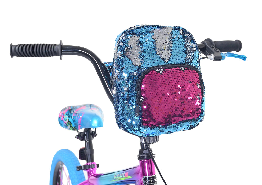 Vélo pour enfant 18 Kent Illusion, roues de 18 pouces, pour enfants de 6 à 12 ans, bleu/violet