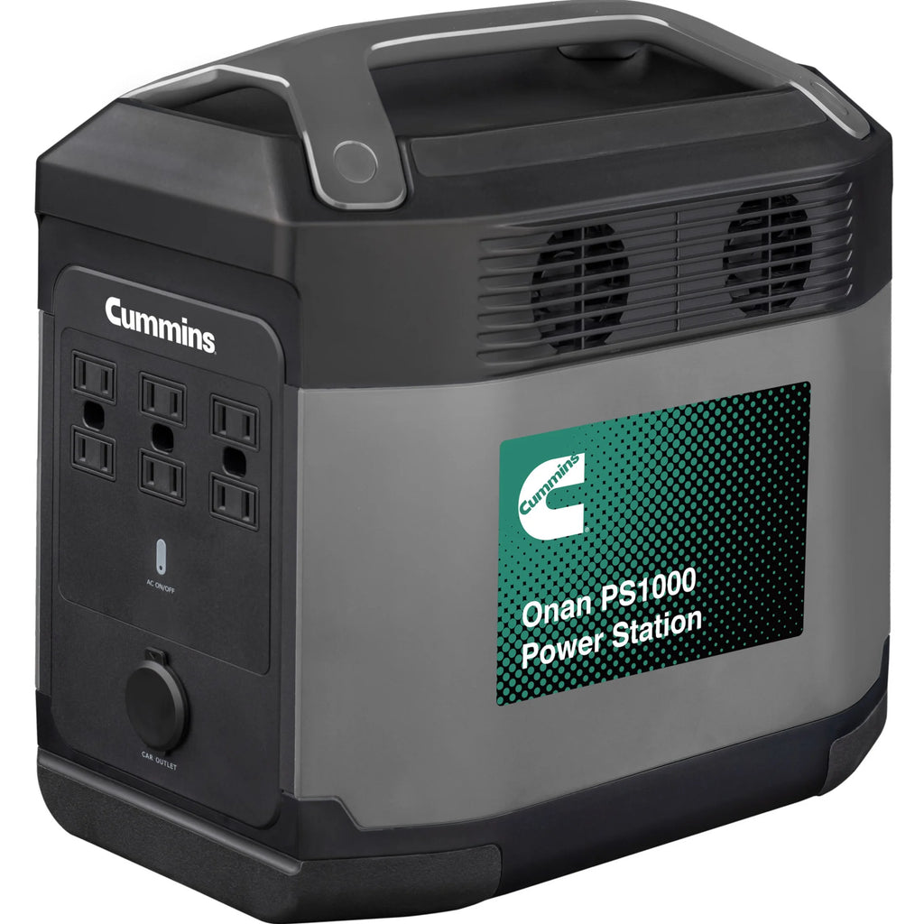 Station d’alimentation portable et générateur solaire à charge rapide Cummins 1008 Wh / 3 000 W de crête, prise CA à onde sinusoïdale pure, batterie lithium de secours (panneau solaire non inclus)