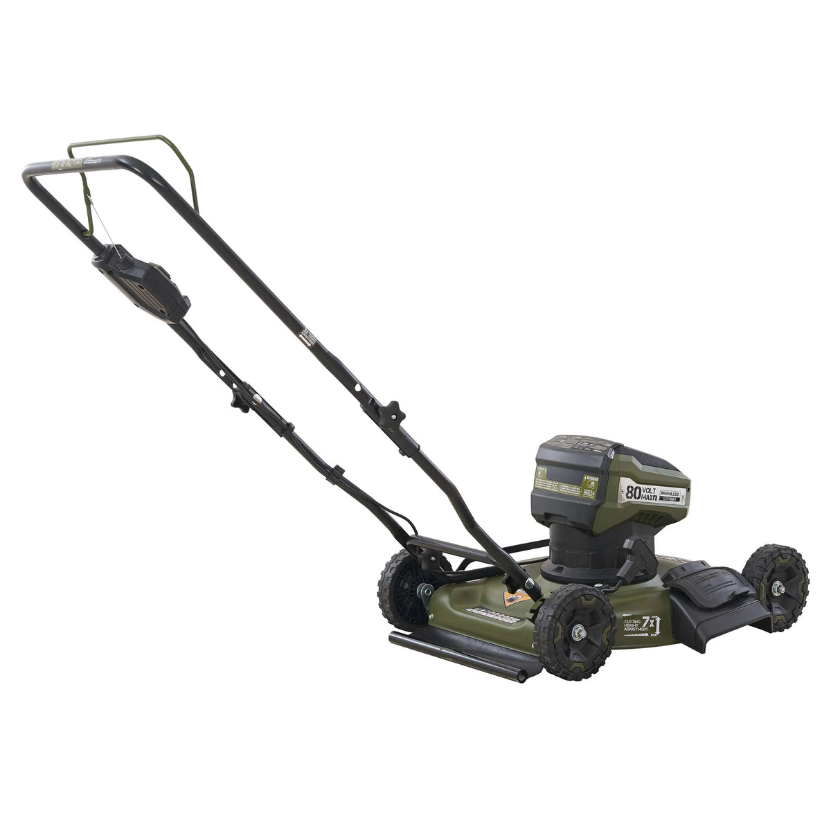 Tondeuse à gazon autotractée sans fil FULL BOAR 80V sans balais de 20 po, batterie 2,5 Ah et 1 chargeur inclus