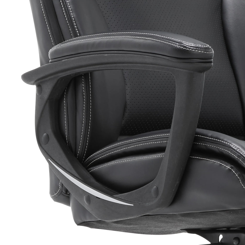 Chaise de bureau Serta Connor en microfibre gris clair