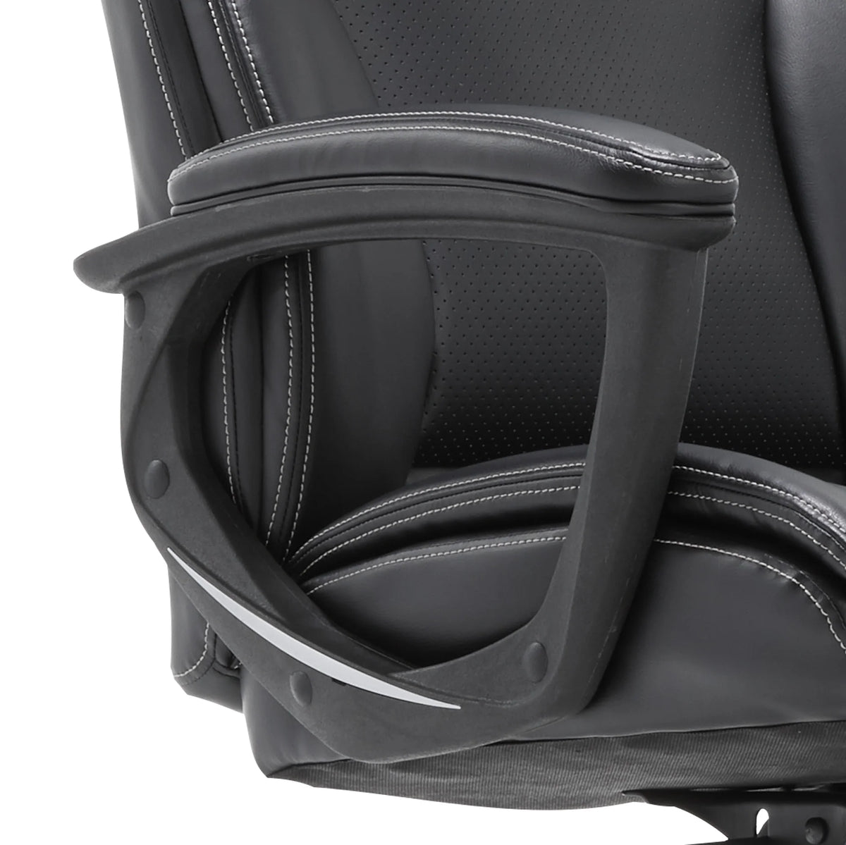 Chaise de bureau Serta Connor en microfibre gris clair