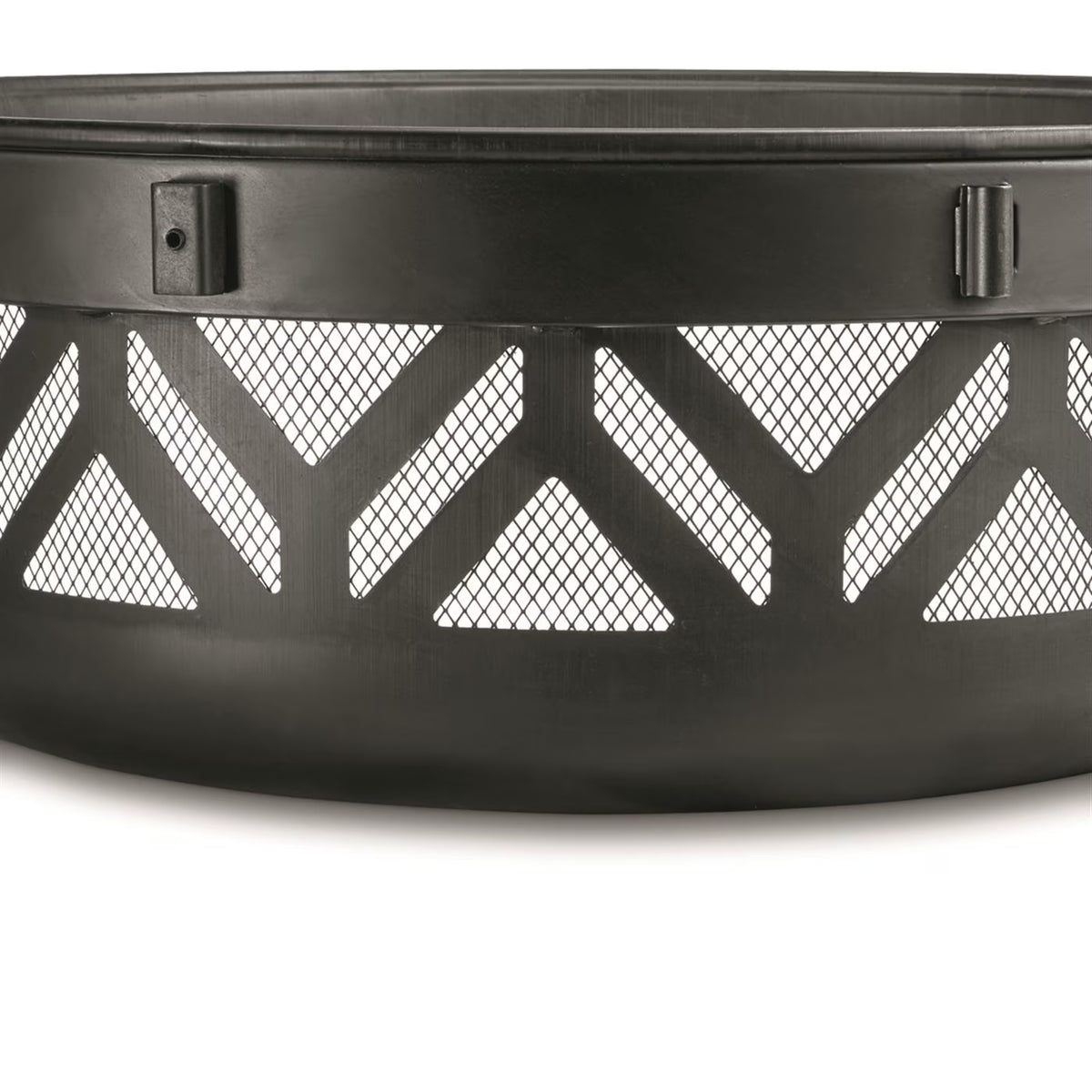 CASTLECREEK 47 Brasero avec grille de barbecue géométrique