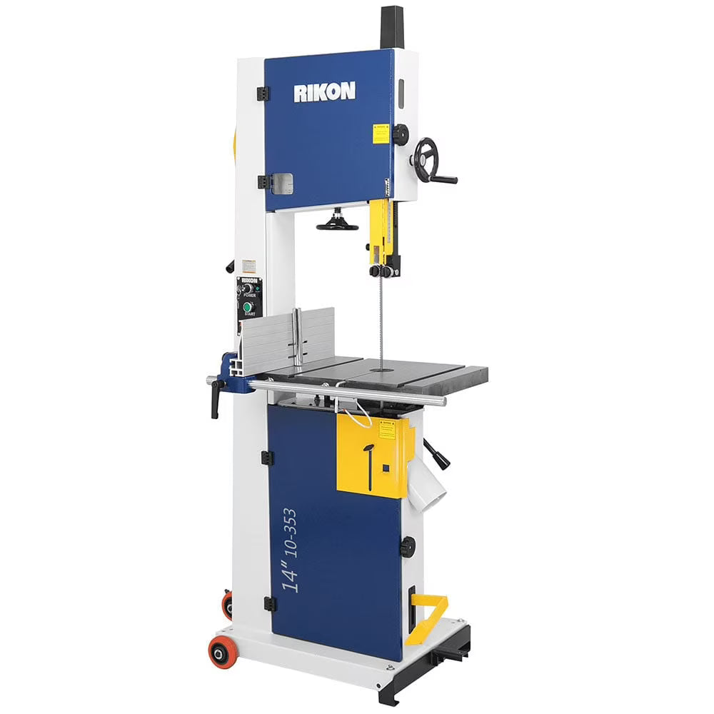 Scie à ruban professionnelle Rikon Power Tools 10-353 avec moteur de 3 CV, 14 po.