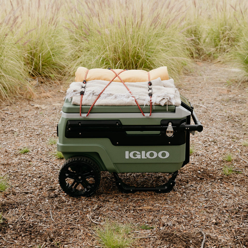 Glacière à roulettes Igloo Trailmate Journey 70 QT, Gris Carbonite