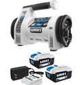 Kit gonfleur à double fonction HART 20 V avec lot de 2 batteries de 4 Ah