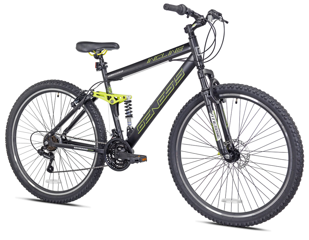 VTT tout suspendu 29 pouces pour homme, noir/jaune
