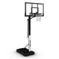 Panier de basketball portable Spalding de 152 cm avec panneau en acrylique, cric à vis et cercle Arena Slam – Jeu en extérieur