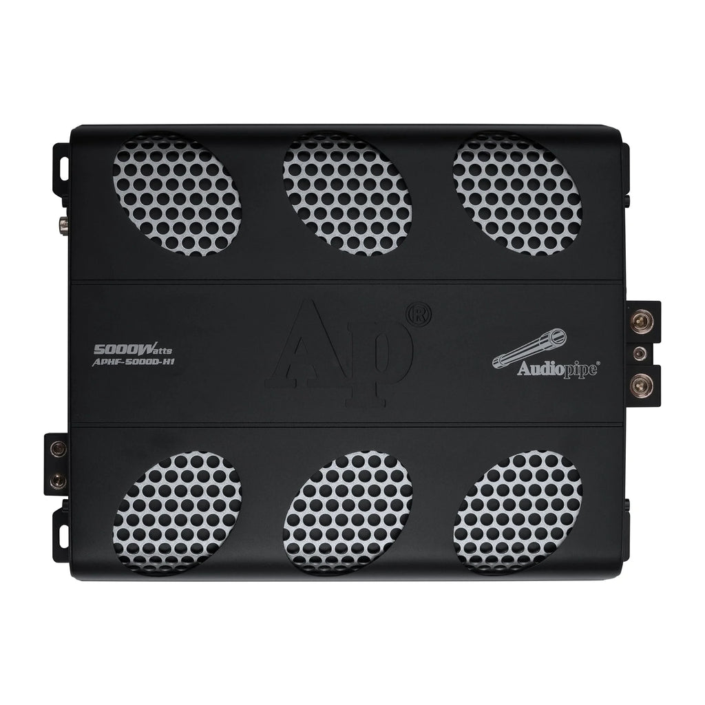Amplificateur auto monobloc Audiopipe APHF-5000D-H1 5000 W max, pleine bande, classe D