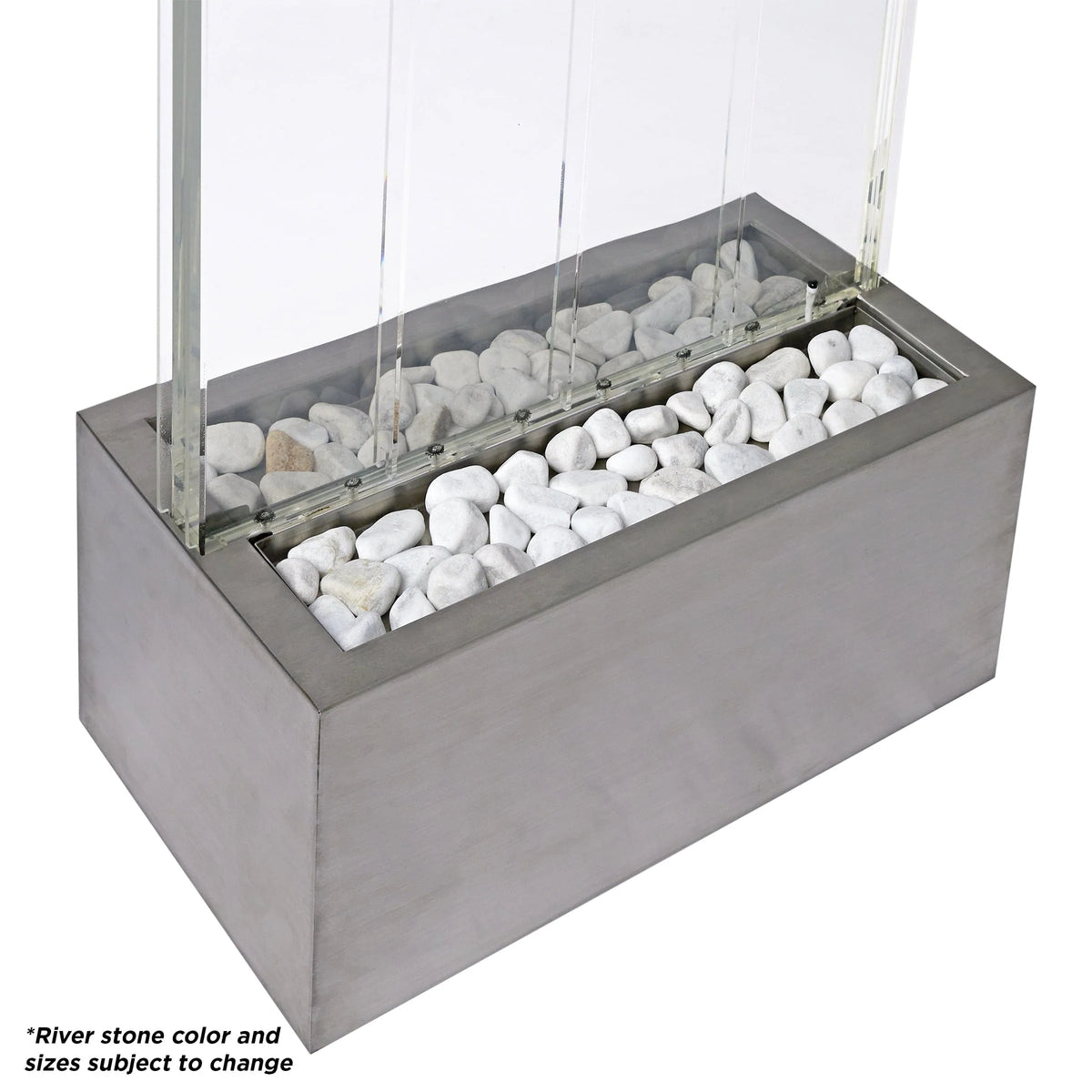 Fontaine électrique filaire Alpine Corporation 72H avec mur d'eau à bulles en acrylique pour intérieur