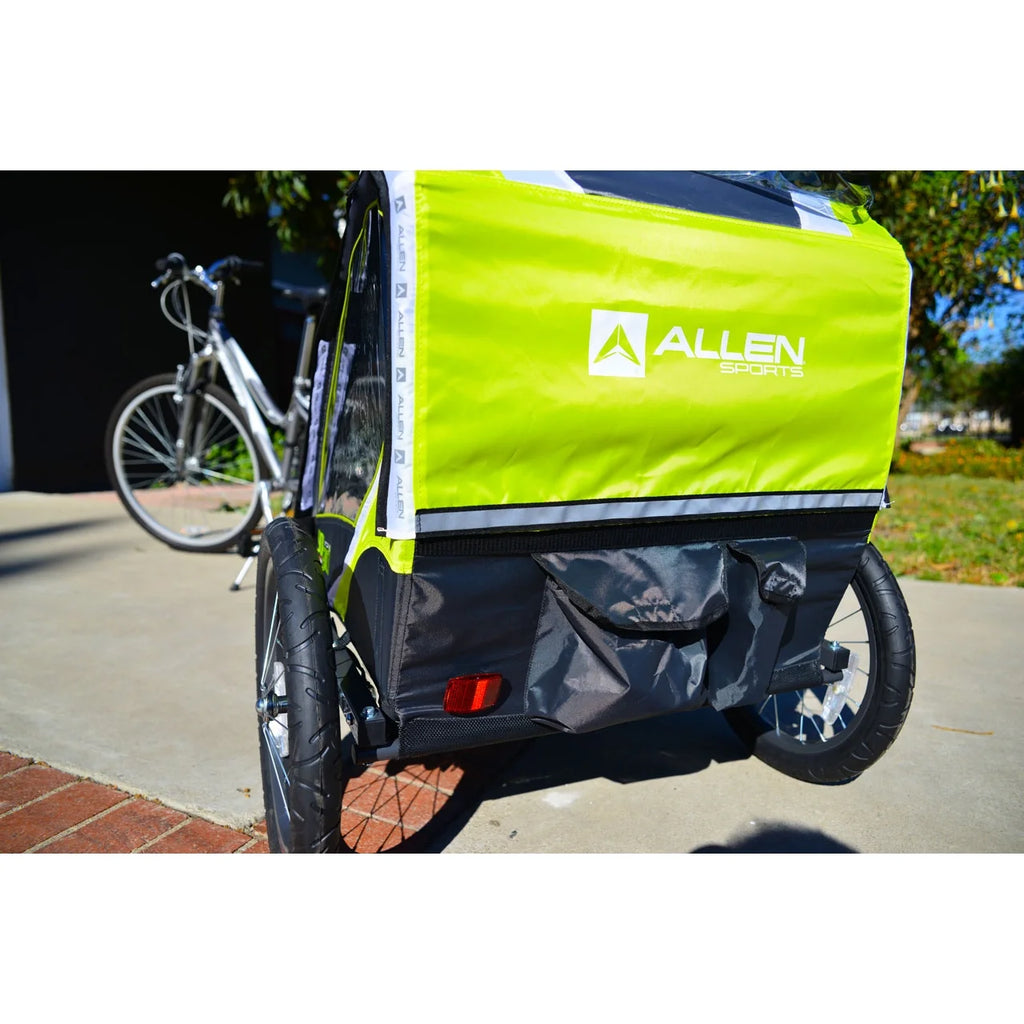 Allen Sports Remorque pour Vélo Enfant à Deux Roues, Rouge