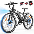 Vélo électrique tout-terrain G28-1200W Peak 26 pour adultes, vélo électrique tout-terrain 48V (batterie amovible, autonomie de plus de 45 mi, écran LCD, capacité de 330 lb, pneus à air – certifié UL2849, pour camping et sentiers)