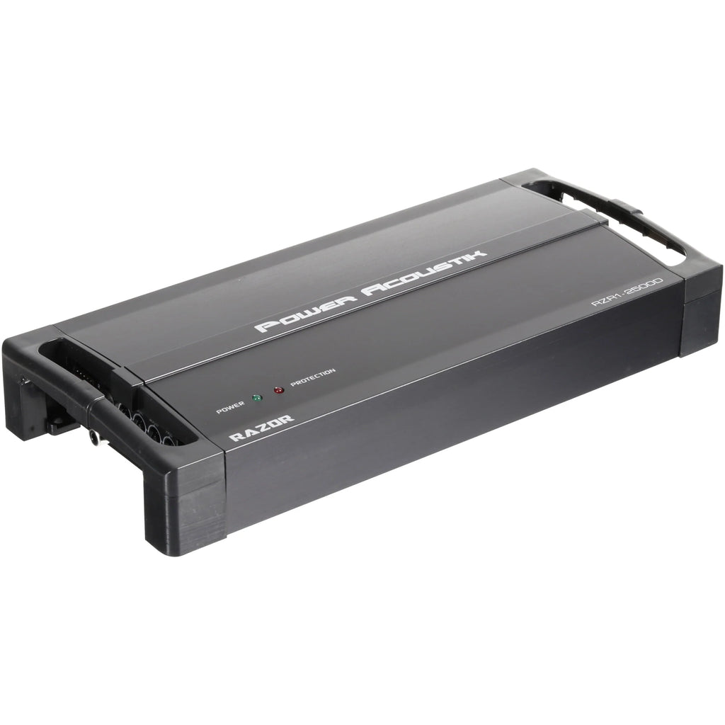 Amplificateur Power Acoustik RZR1-2500D | Amplificateur de caisson de basses 1 canal série RAZOR | Puissance maximale de 2 500 watts sous 2 ohms
