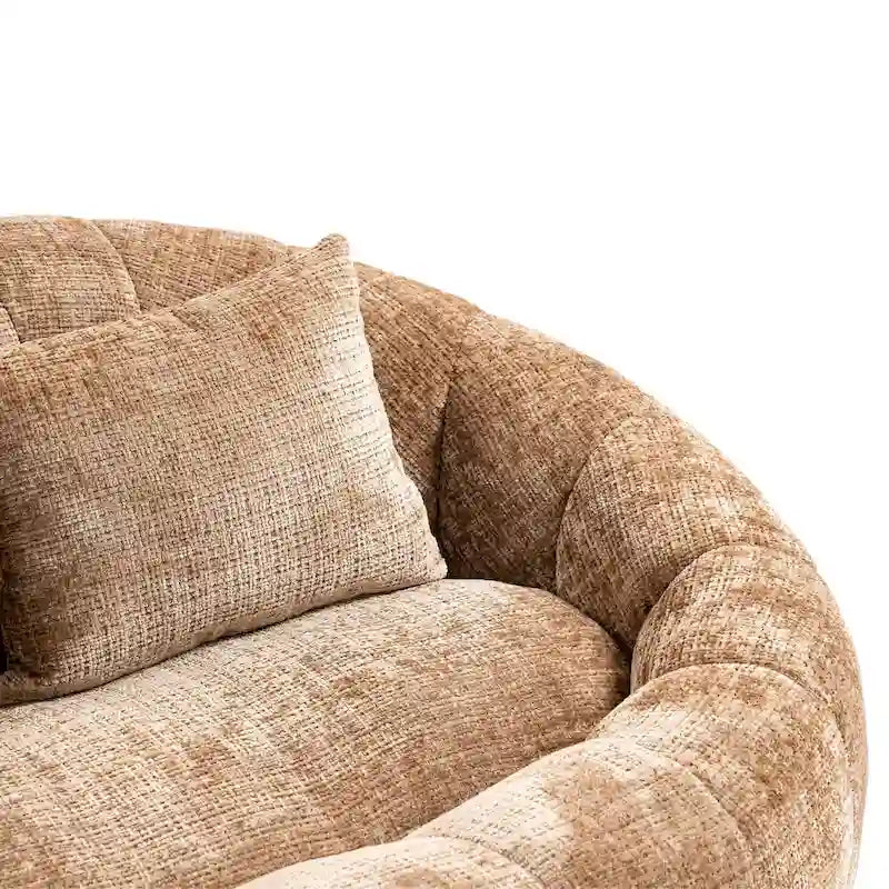 Chaise longue moderne couleur café