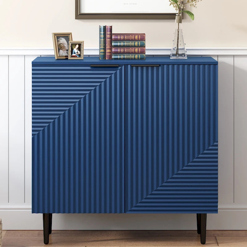 Commode d'appoint moderne et minimaliste avec étagères réglables pour un rangement élégant et polyvalent