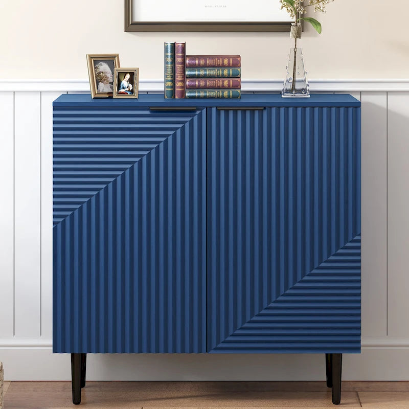 Commode d'appoint moderne et minimaliste avec étagères réglables pour un rangement élégant et polyvalent