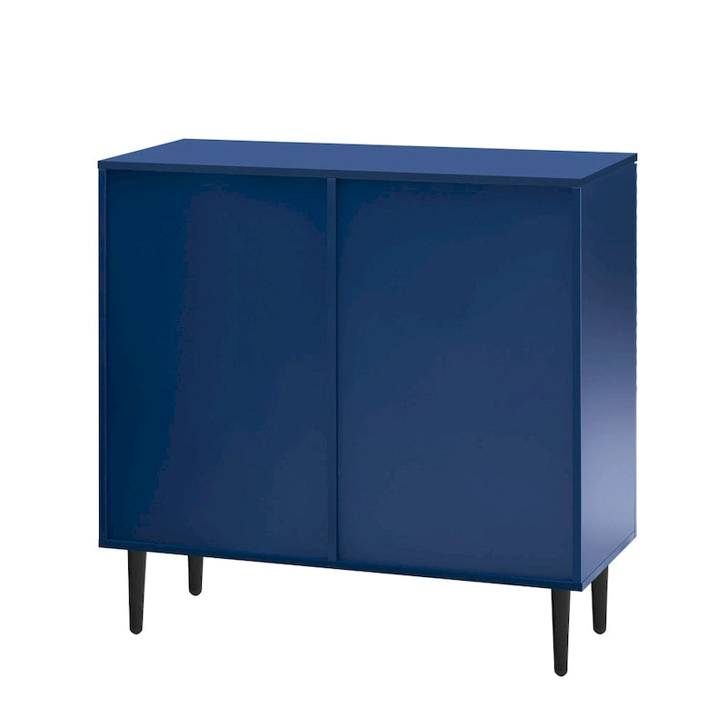 Commode d'appoint moderne et minimaliste avec étagères réglables pour un rangement élégant et polyvalent
