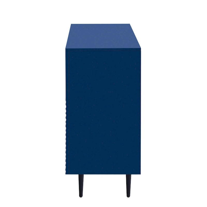 Commode d'appoint moderne et minimaliste avec étagères réglables pour un rangement élégant et polyvalent