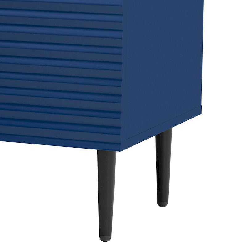 Commode d'appoint moderne et minimaliste avec étagères réglables pour un rangement élégant et polyvalent