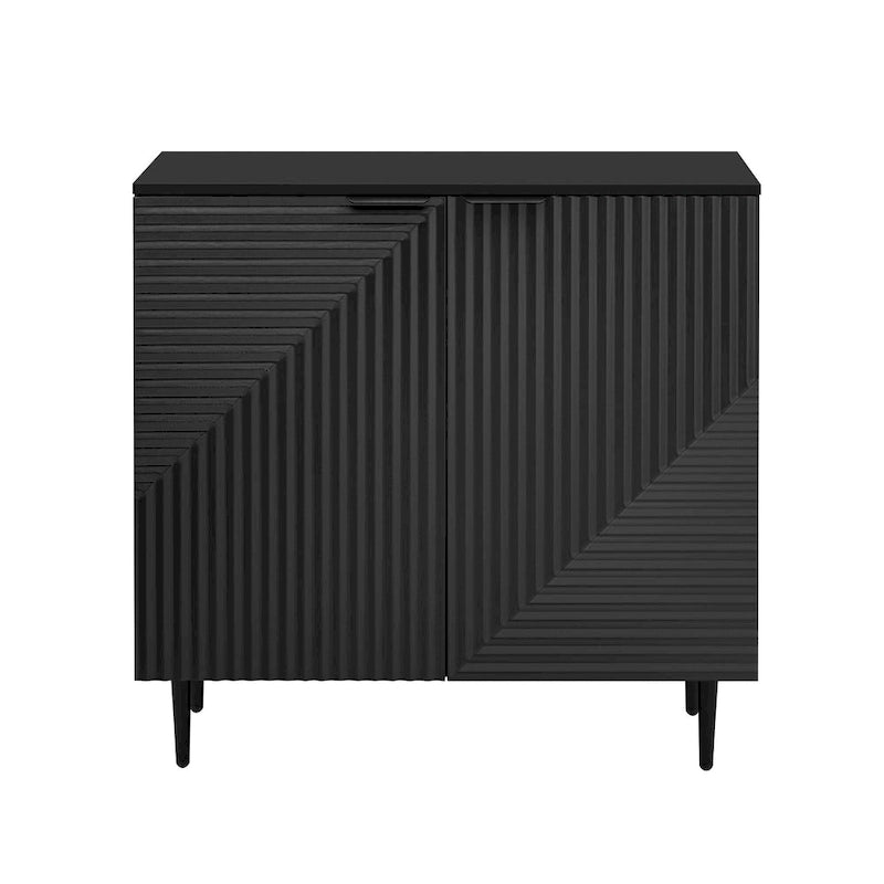Commode d'appoint moderne et minimaliste avec étagères réglables pour un rangement élégant et polyvalent