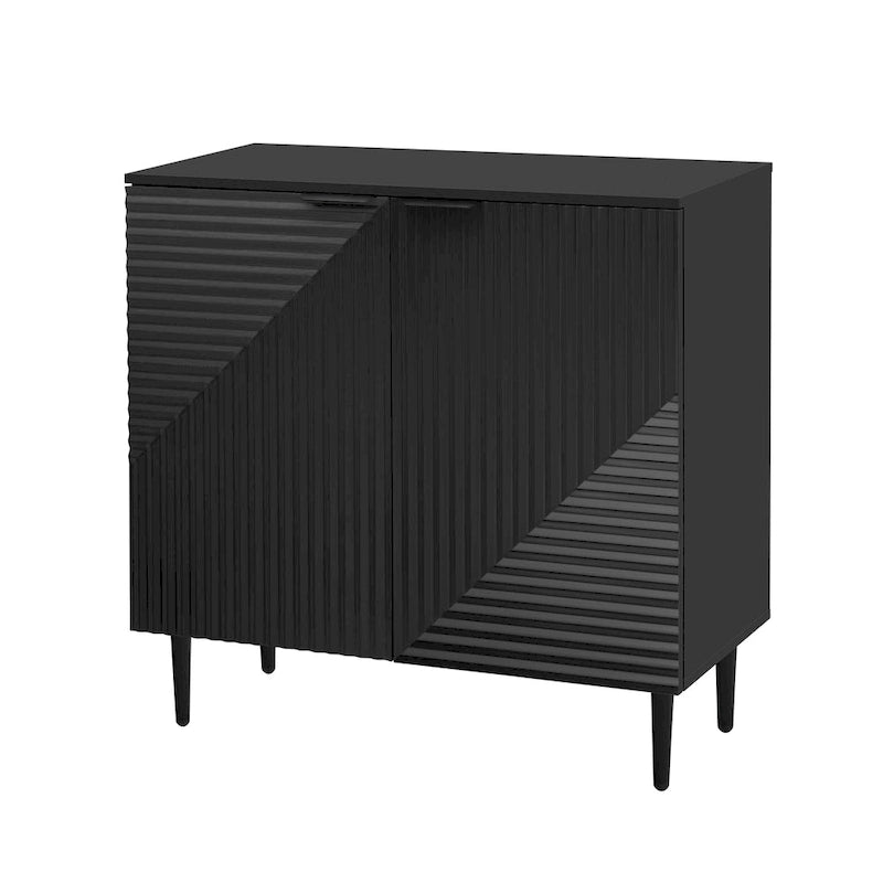 Commode d'appoint moderne et minimaliste avec étagères réglables pour un rangement élégant et polyvalent