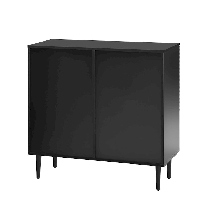 Commode d'appoint moderne et minimaliste avec étagères réglables pour un rangement élégant et polyvalent