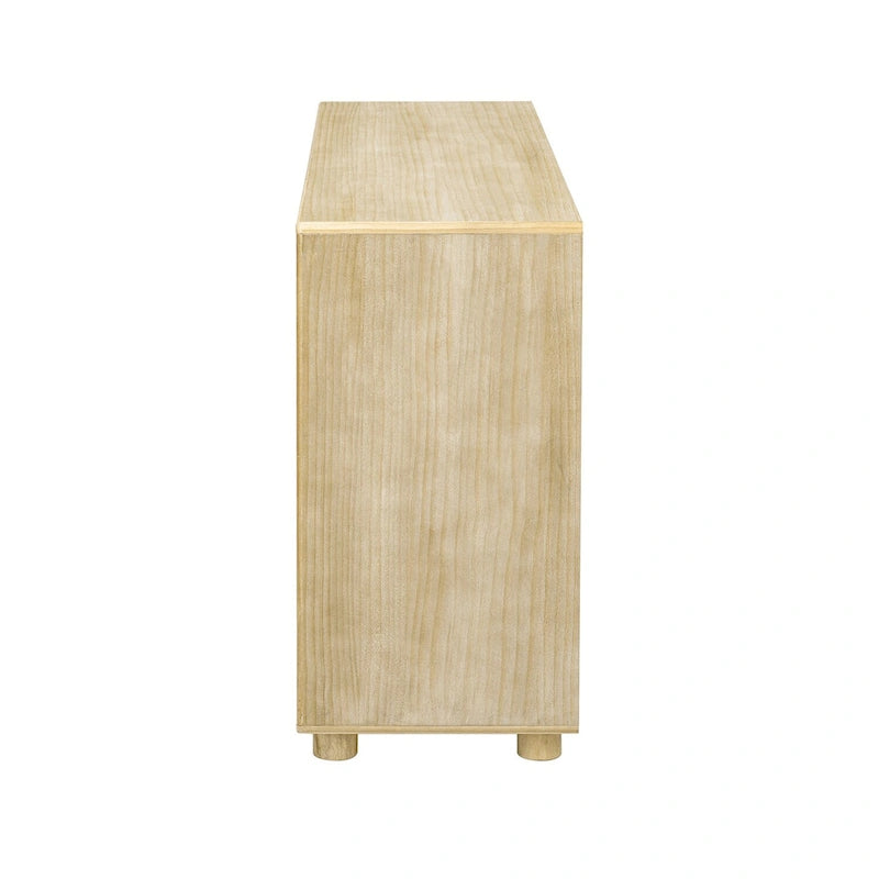Console avec tiroirs et étagères pour salon, entrée