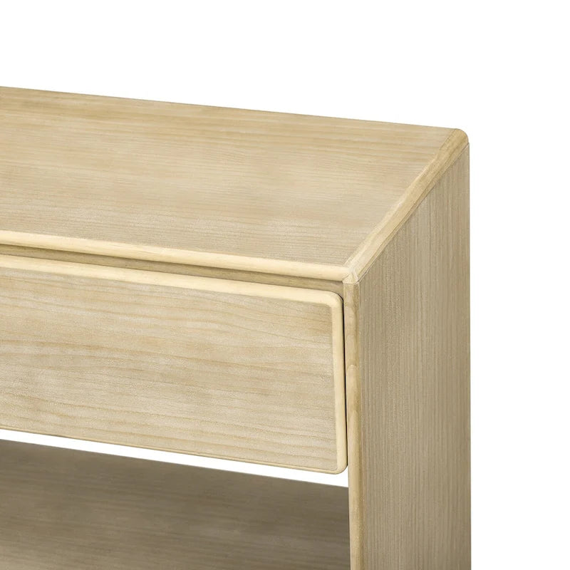 Console avec tiroirs et étagères pour salon, entrée