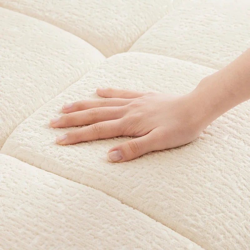 Canapé 2 places en chenille 78,7 avec ottoman, design minimaliste et coussins haute résilience