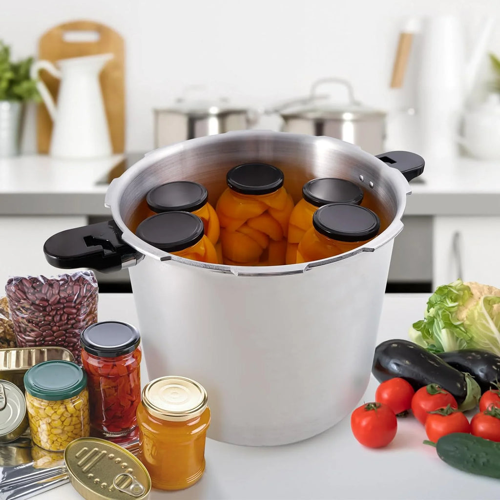 Marmite électrique UNIFULL de 24 pintes/23 litres, autocuiseur avec manomètre, soupape de décompression à 15 PSI et joint d’étanchéité