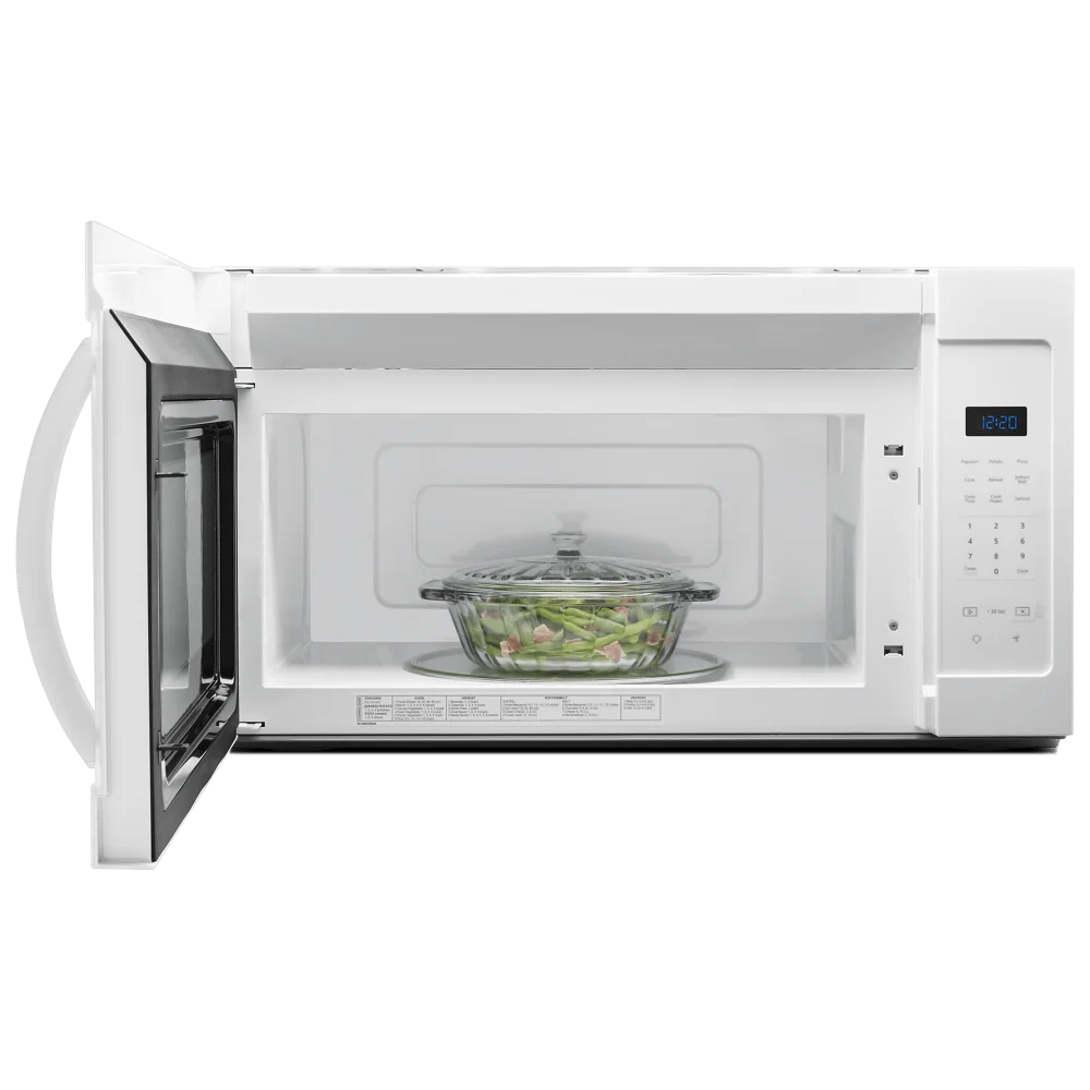 Combiné hotte et micro-ondes Whirlpool de 1,7 pi³ noir