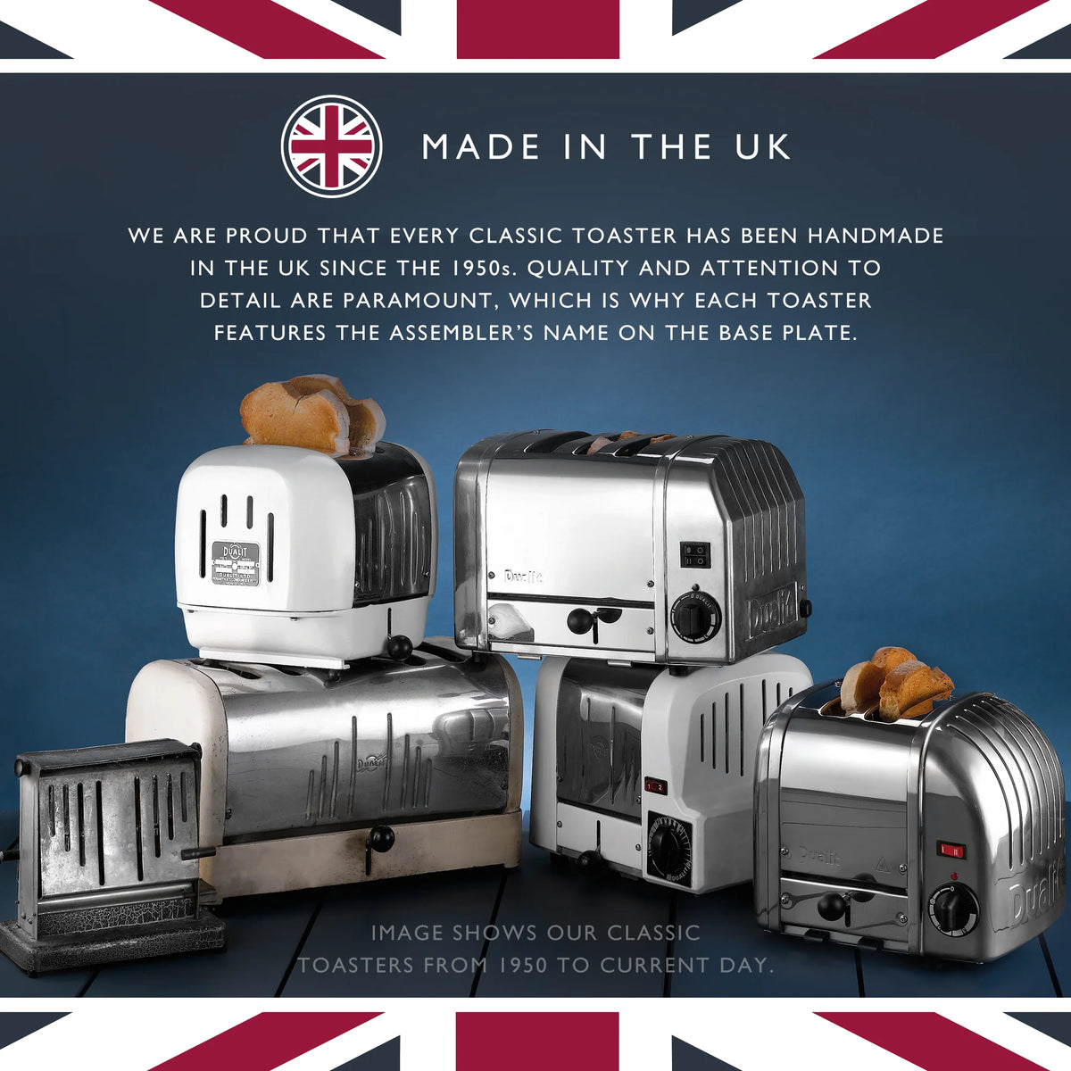 Grille-pain Dualit New Generation Classic 2 tranches en acier inoxydable