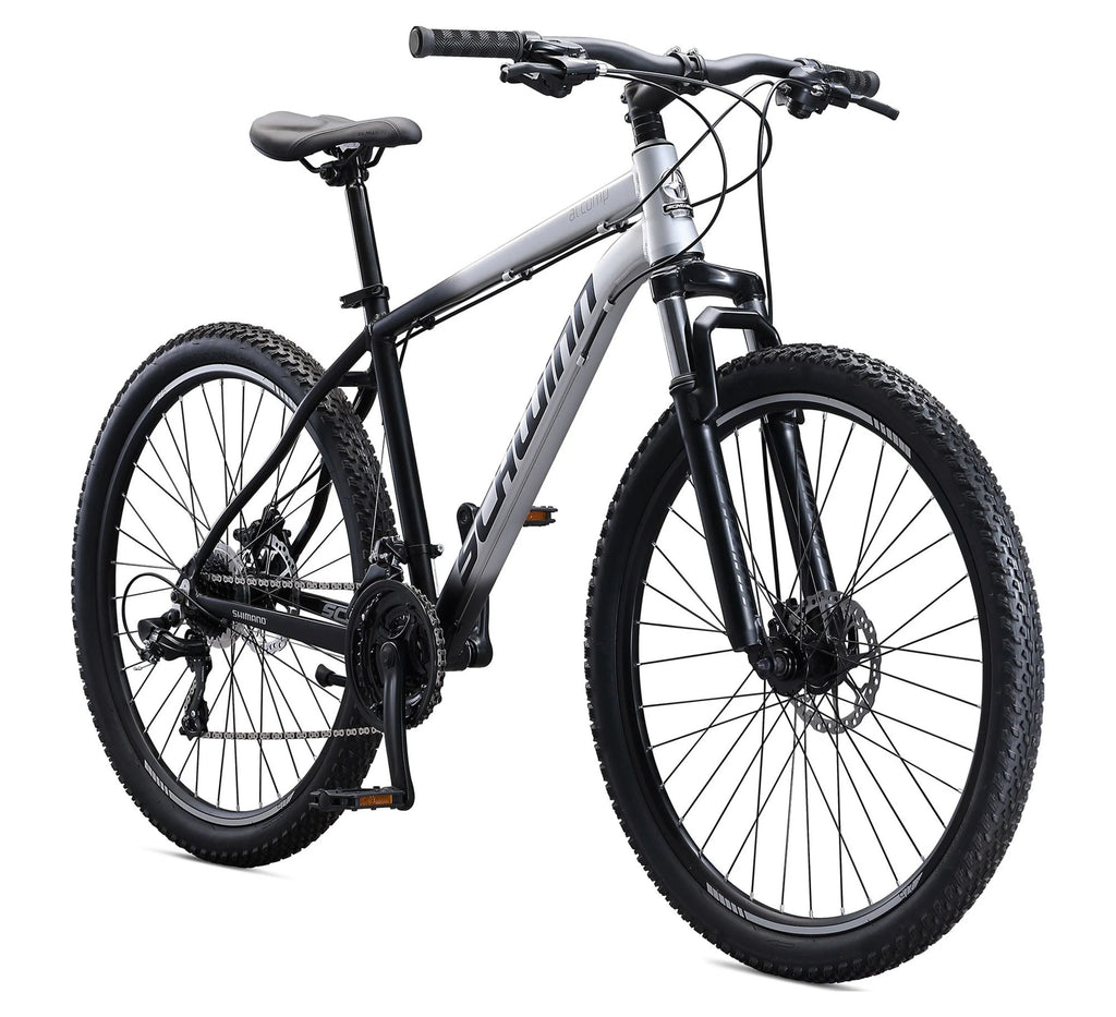 Vélo tout-terrain Schwinn AL Comp 27,5 pouces pour homme, vélo pour adulte 21 vitesses, gris